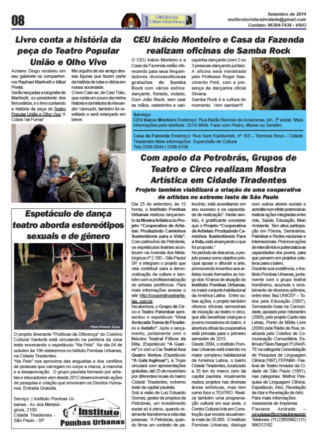 Jornal Cidade Tiradentes 56  - página 08